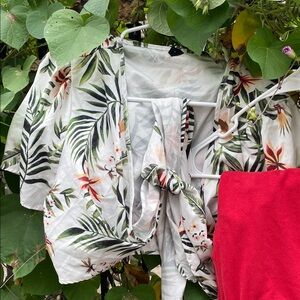 Tropical Floral Kimono Jacket